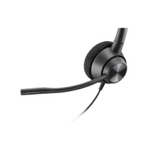 Ausinės Poly EncorePro 320 - EncorePro 300 series - Headset - On-Ear - przewodowy - USB-C - Black - zgodny z TAA - Works