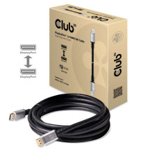 Club3D DisplayPort cable 1.4 HBR3 32.4Gb / s 4m 8K60Hz St / St retail Club3D DisplayPort cable 1.4 HBR3 32.4Gb / s 4m 8K60Hz St / St retail