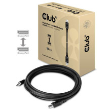 Club3D DisplayPort cable 1.4 HBR3 32.4Gb / s 5m 8K60Hz St / St retail Club3D DisplayPort cable 1.4 HBR3 32.4Gb / s 5m 8K60Hz St / St retail
