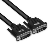 Club3D DVI cable Dual Link (24+1) bidirectional 10m St / St retail