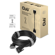 Club3D DVI cable Dual Link (24+1) bidirectional 10m St / St retail