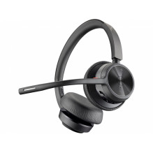 Poly „Voyager 4320 UC BT USB-A“ su stovu, stereofoninės ausinės Poly „Voyager 4320 UC BT USB-A“ su stovu, stereofoninės ausinės