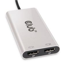 Sistema AV signalo perdavimui Club 3D Club3D vaizdo šakotuvas Thunderbolt 3 į 2x DP, Dual 4K60Hz arba Single 8K60Hz / 4K Sistema AV signalo perdavimui Club 3D Club3D vaizdo šakotuvas Thunderbolt 3 į 2x DP, Dual 4K60Hz arba Single 8K60Hz / 4K
