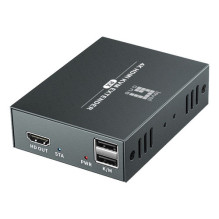 LevelOne HDMI Extension kit Cat5 / 6 4K / 60Hz 100m Black