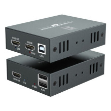 LevelOne HDMI plėtinio rinkinys Cat5 / 6 4K / 60Hz 100m Juoda