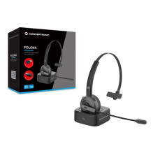 CONCEPTRONIC Headset Mono WLS BT5.0 / Mikro / ANC / Dock / +22Std sw CONCEPTRONIC Headset Mono WLS BT5.0 / Mikro / ANC / Dock / +22Std sw