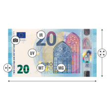 SafeScan Skaitiklis banknotų 2865-S White (112-0648)