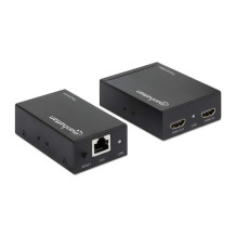 MANHATTAN plėstuvas, HDMI 1080p,Up iki 50 m,Cat5e,Black,Retail MANHATTAN plėstuvas, HDMI 1080p,Up iki 50 m,Cat5e,Black,Retail