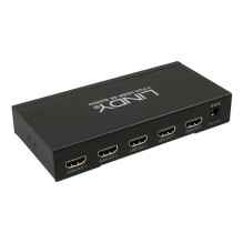LINDY HDMI skirstytuvas 4K 4 Port 3D. 2160p30 LINDY HDMI skirstytuvas 4K 4 Port 3D. 2160p30
