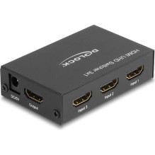Delock HDMI UHD jungiklis 3 x HDMI įėjimai 1 x HDMI išėjimai 4K Delock HDMI UHD jungiklis 3 x HDMI įėjimai 1 x HDMI išėjimai 4K