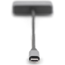 DIGITUS Adapter USB-C St. - VGA Bu. / MiniDP Bu. 4K / 30Hz 20cm