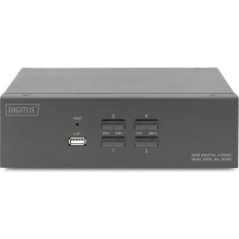 DIGITUS KVM jungiklis 4-Port 4K30Hz 2xHDMI 2xUSBA 2x3,5mKlinke DIGITUS KVM jungiklis 4-Port 4K30Hz 2xHDMI 2xUSBA 2x3,5mKlinke