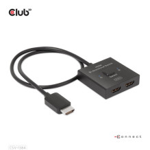 Club3D HDMI jungiklis 2-in-1 dvikryptis 8K60Hz / 4K120Hz UHD mažmeninė prekyba Club3D HDMI jungiklis 2-in-1 dvikryptis 8K60Hz / 4K120Hz UHD mažmeninė prekyba