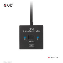 Club3D HDMI jungiklis 2-in-1 dvikryptis 8K60Hz / 4K120Hz UHD mažmeninė prekyba Club3D HDMI jungiklis 2-in-1 dvikryptis 8K60Hz / 4K120Hz UHD mažmeninė prekyba