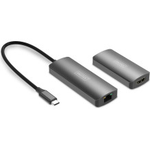 DIGITUS HDMI-USB-C Extender 4K / 120Hz CAT6A 30m DIGITUS HDMI-USB-C Extender 4K / 120Hz CAT6A 30m