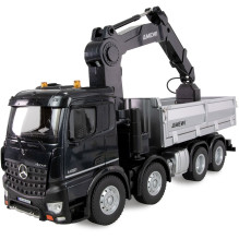 Amewi Mercedes Arocs Kranwagen m. Kipper 8x4 / 4 4WD 1:18 RTR Amewi Mercedes Arocs Kranwagen m. Kipper 8x4 / 4 4WD 1:18 RTR