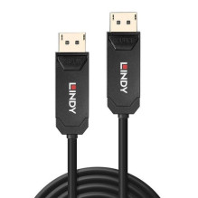 LINDY hibrīdais optiskā šķiedras DisplayPort 2.0 UHBR10 kabelis 30m LINDY hibrīdais optiskā šķiedras DisplayPort 2.0 UHBR10 kabelis 30m