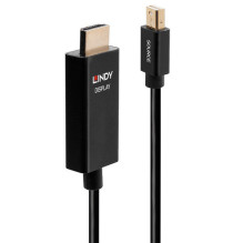 LINDY Mini-DisplayPort an HDMI Adapterkabel mit HDR 2m LINDY Mini-DisplayPort an HDMI Adapterkabel mit HDR 2m