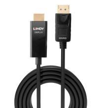 LINDY DisplayPort į HDMI adapterio kabelis su HDR 3m LINDY DisplayPort į HDMI adapterio kabelis su HDR 3m