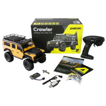 Amewi RC Crawler Mini-D90 AMXRock 4WD 1:16 RTR gelb Amewi RC Crawler Mini-D90 AMXRock 4WD 1:16 RTR gelb