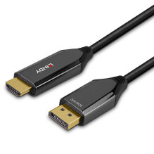 Lindy Aktyvus adapteris DisplayPort HDMI 8K60 (juodas, 2 metrai)