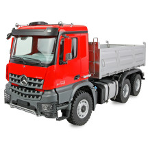 Amewi Mercedes-Benz Arocs 6x6 Dump Truck 1:14 RTR Red 14+ Amewi Mercedes-Benz Arocs 6x6 Dump Truck 1:14 RTR Red 14+
