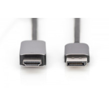 DIGITUS DisplayPort adapterio kabelis DP-HDMIA St / St 8K 1,8m sch DIGITUS DisplayPort adapterio kabelis DP-HDMIA St / St 8K 1,8m sch