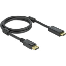 Kabelis Delock DELOCK Aktives DisplayPort 1.2 zu HDMI Kabel 4K 60Hz 1m