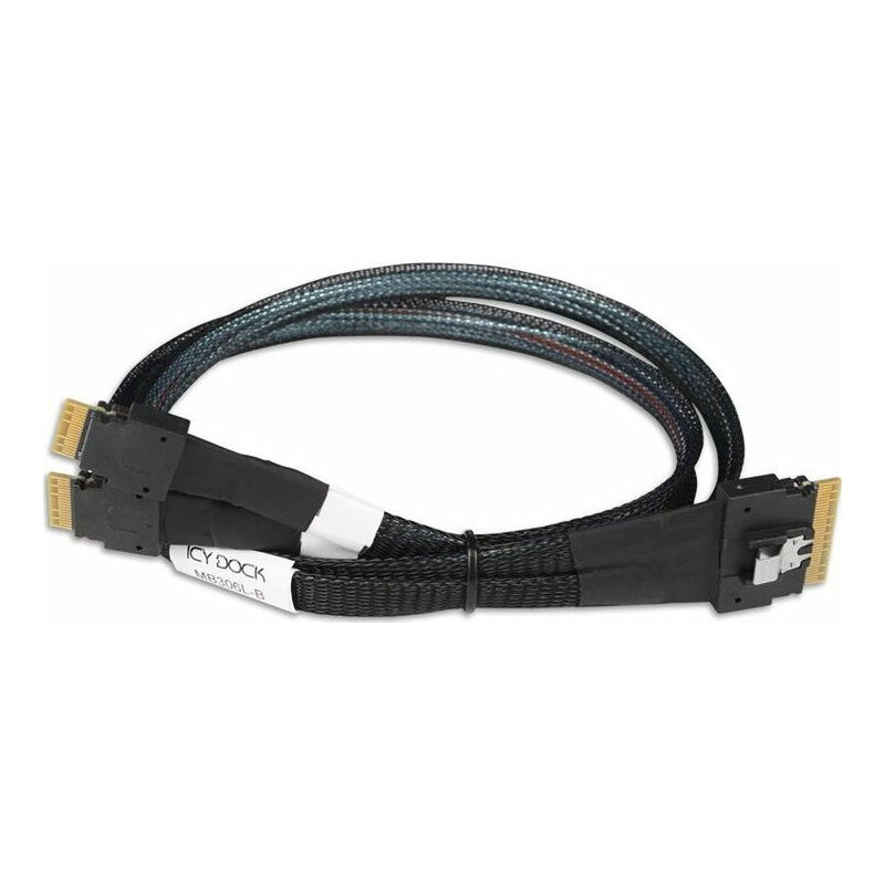 IcyDock Kabel SlimSAS 8i iki 2 x SlimSAS 4i 0,5M Kabel