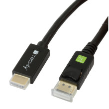 Techly DisplayPort 1.2 į HDMI kabelis Black 2m