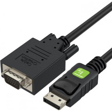 Techly DisplayPort to VGA cable Black 1.8m