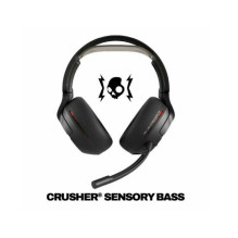 Skullcandy Crusher PLYR 720 Bluetooth belaidės ausinės su mikrofonu, BT 5.3, PS5, Nintendo Switch, Black EU (S6PCW-T963)