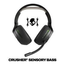 Skullcandy Crusher PLYR 720 Bluetooth belaidės ausinės su mikrofonu, BT 5.3, skirtos XBOX, Black EU (S6PXW-T964)