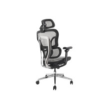 Equip ergonomic office chair with headrest and armrests gray lite Retail