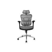 Equip ergonomic office chair with headrest and armrests gray lite Retail