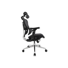Equip ergonomic office chair with headrest and armrests black lite Retail