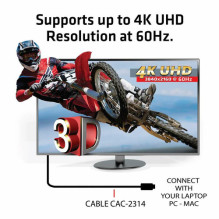 CABLE HDMI 15M / M / M CAC-2314 CLUB3D
