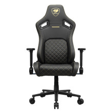 Office chair Cougar COUGAR CGR-DFL-GLB Gaming armchair Padded upholstered seat Black, Gold Office chair Cougar COUGAR CGR-DFL-GLB Gaming armchair Padded upholstered seat Black, Gold