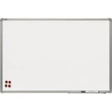 Whiteboard lacquered surface 2X3 120x90cm, aluminium frame