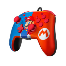 PDP Controller Faceoff Deluxe+Audio Mario Switch PDP Controller Faceoff Deluxe+Audio Mario Switch