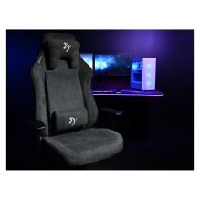 Arozzi Gaming Stuhl Vernazza XL Tamsiai pilkas minkštas audinys
