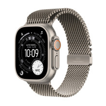 Apple Laikrodis Ultra 3 Titanium Cellular 49mm Natur (Milanaise Titan natur) Didelis Apple Laikrodis Ultra 3 Titanium Cellular 49mm Natur (Milanaise Titan natur) Didelis