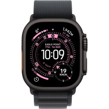 Apple „Watch Ultra 3 Titanium Cellular“ 49mm Juodas (Alpine Juodas kilpinis modelis) Vidutinio dydžio Apple „Watch Ultra 3 Titanium Cellular“ 49mm Juodas (Alpine Juodas kilpinis modelis) Vidutinio dydžio