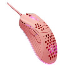 Deltaco Gaming USB mouse, RGB, pink