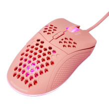 Deltaco Gaming USB mouse, RGB, pink