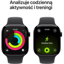 Apple Laikrodis S11 Aliuminis 46mm DiamantBlack (Sportband Black) S / M Apple Laikrodis S11 Aliuminis 46mm DiamantBlack (Sportband Black) S / M