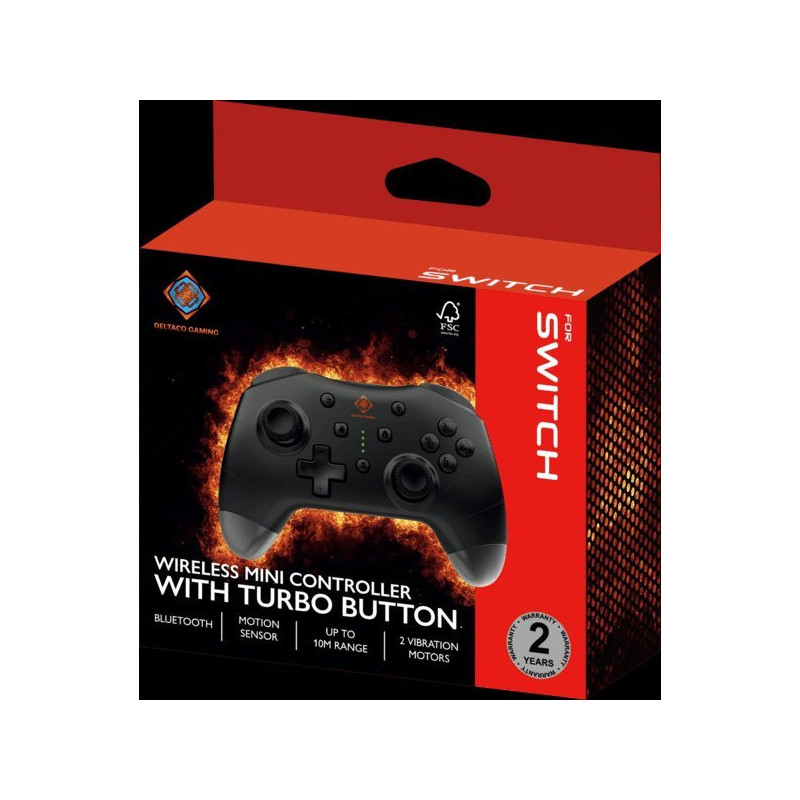 Deltaco Gaming Belaidis jungiklis / asmeninis kompiuteris / mobilusis įrenginys