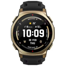 Amazfit T-Rex 3 Pro NFC, 44mm with Silicone Strap, Black Gold EU W2548GL1N