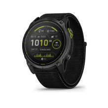 Garmin Enduro 3, Crbn Gry DLC Ti w / Blk Sport Loop Band 51mm Garmin Enduro 3, Crbn Gry DLC Ti w / Blk Sport Loop Band 51mm