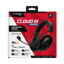 HyperX Headset Cloud III S Wireless Black Schwarz Red (A59Z0AA)
